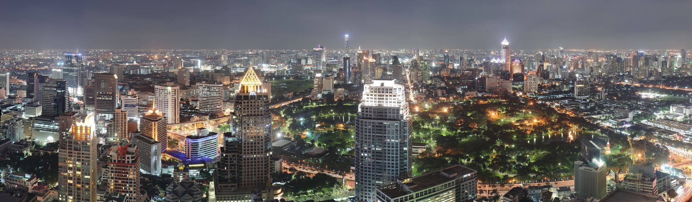 Bangkok Skyline at Night